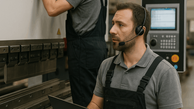 L’assistenza nel mondo delle presse piegatrici industriali